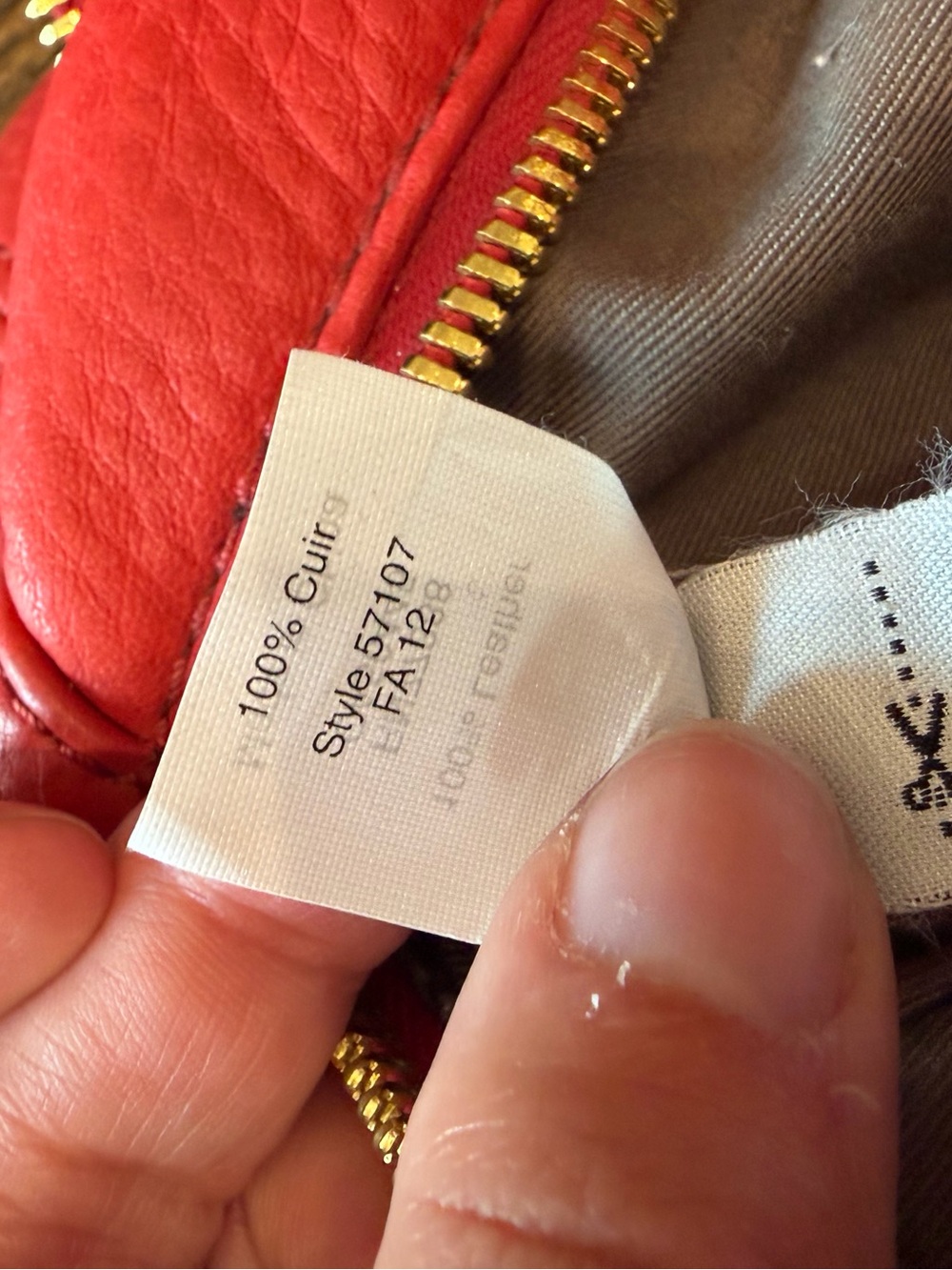 J. CREW Biennial Satchel Red Pebbled Leather Tri Compartment Shoulder Bag - Picture 13 of 14